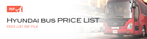 Hyundai Bus price list【PDF】